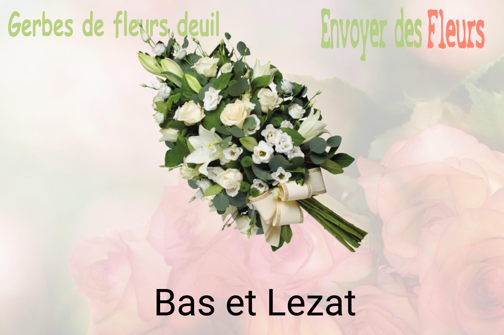 Gerbe de fleurs de deuil livrée à Bas-et-Lezat